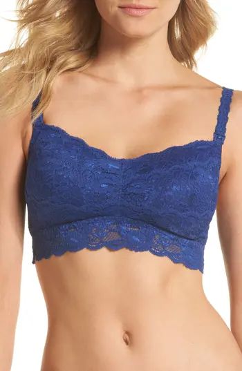 Women's Cosabella 'Never Say Never Mommie' Soft Cup Nursing Bralette, Size Large - Blue | Nordstrom