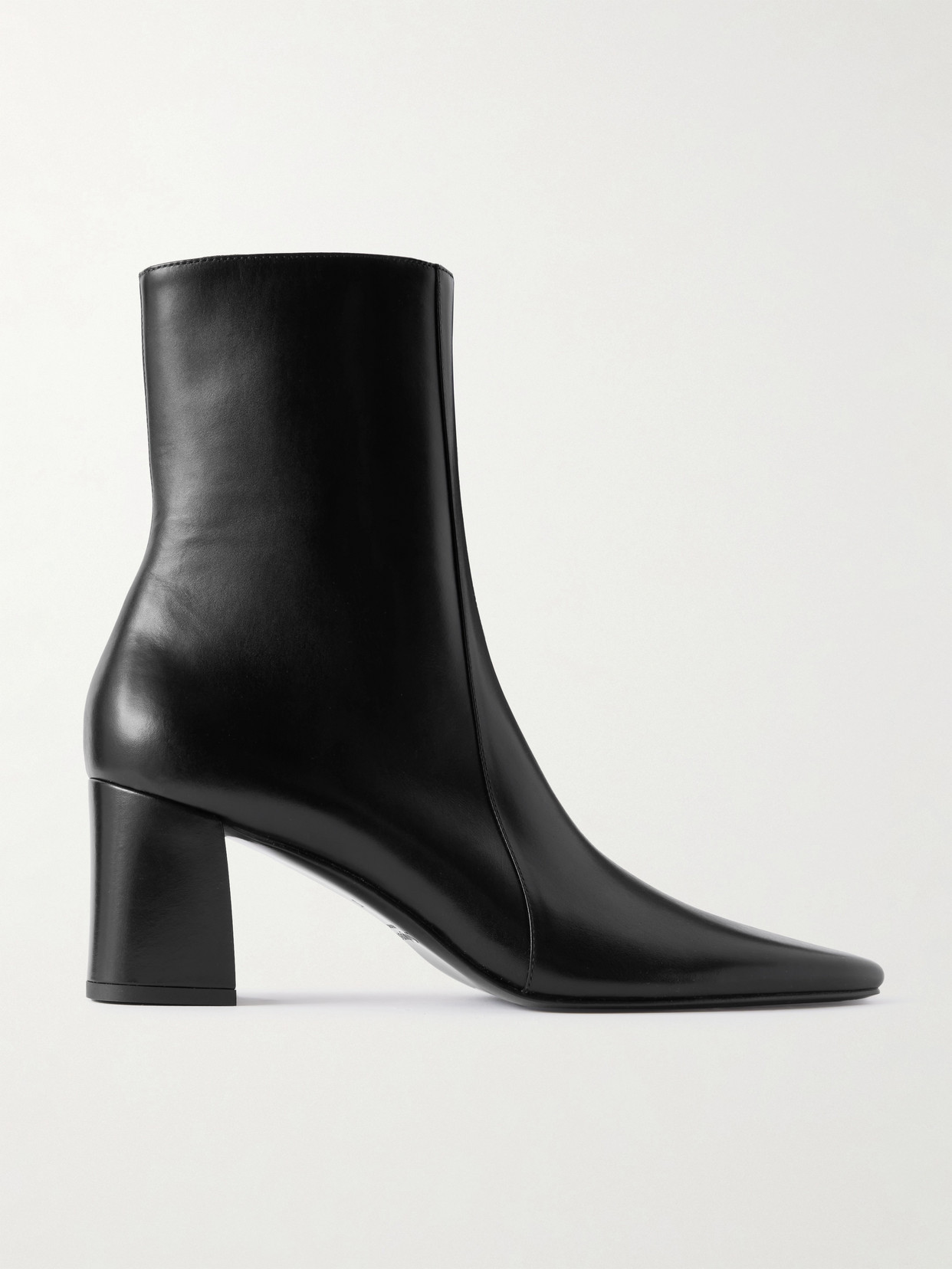 SAINT LAURENT - Rainer Leather Ankle Boots - Black | NET-A-PORTER (UK & EU)