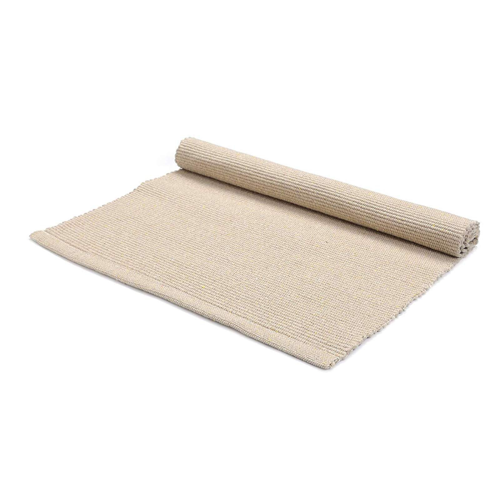 Montessori Materials Children Playing Mat Pure Cotton Working Rug for Toddlers (17"×27", Beige) | Amazon (US)