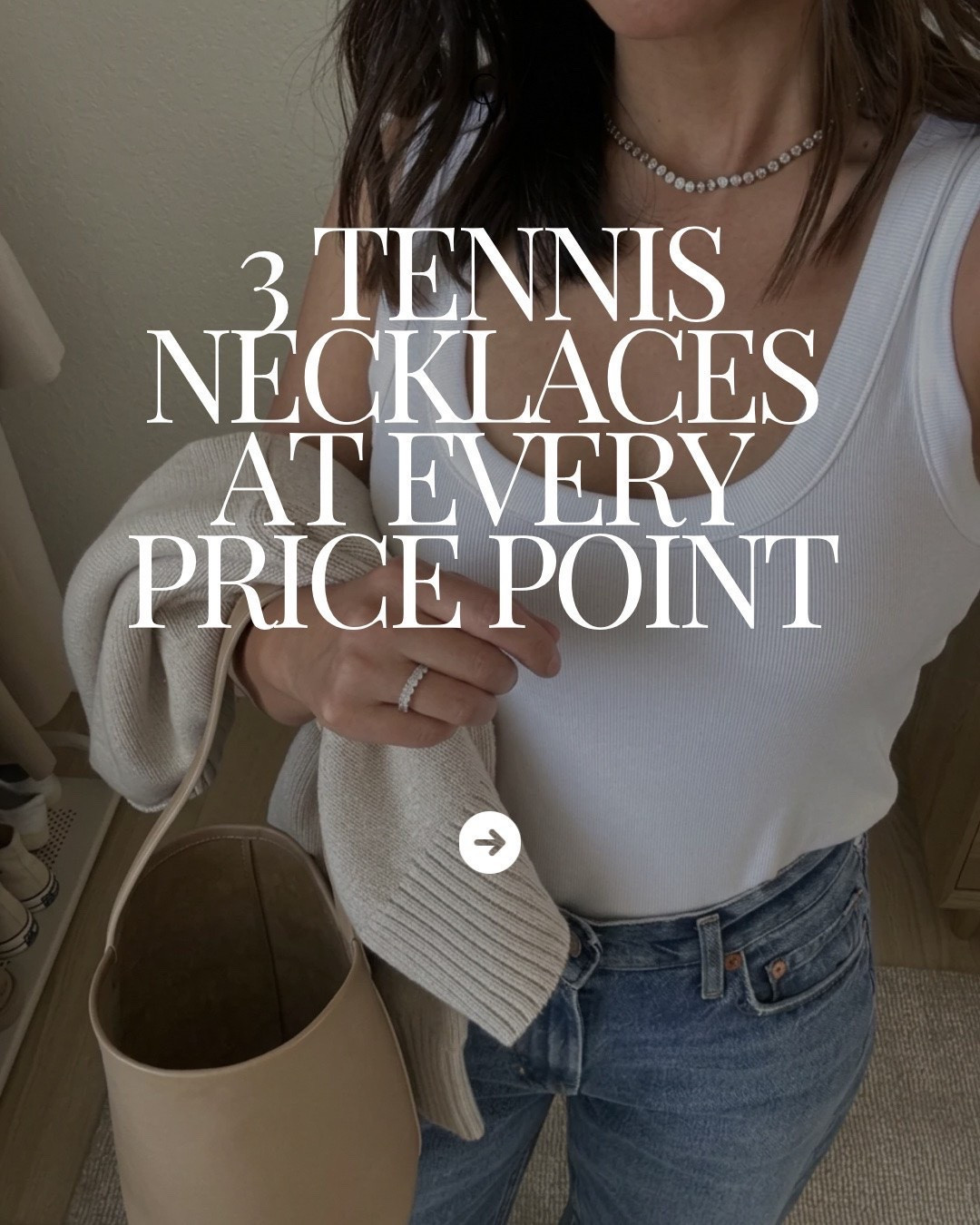 3 tennis necklaces at every price point. i wear my dorsey necklace nearly every day- incredible quality 💎

#LTKSeasonal #LTKPetite