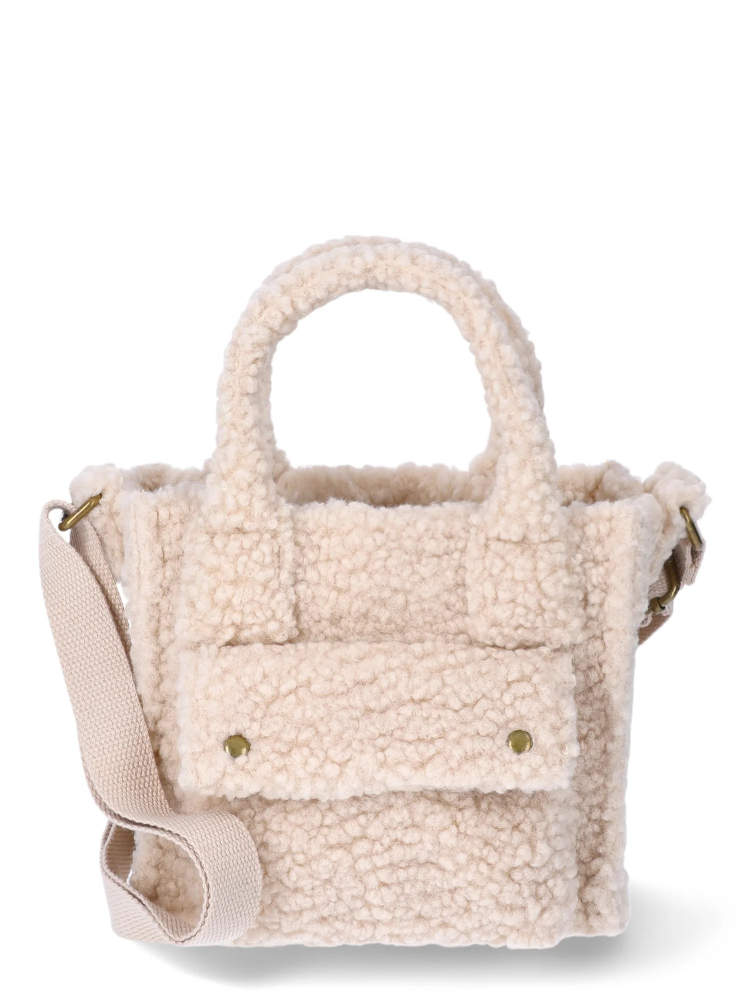 No Boundaries Mini Tote Bag, Tan, Women’s | Walmart (US)