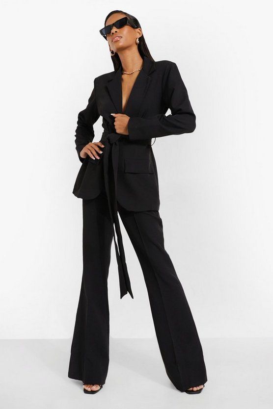 Obi Tie Waist Tailored Blazer | Boohoo.com (UK & IE)