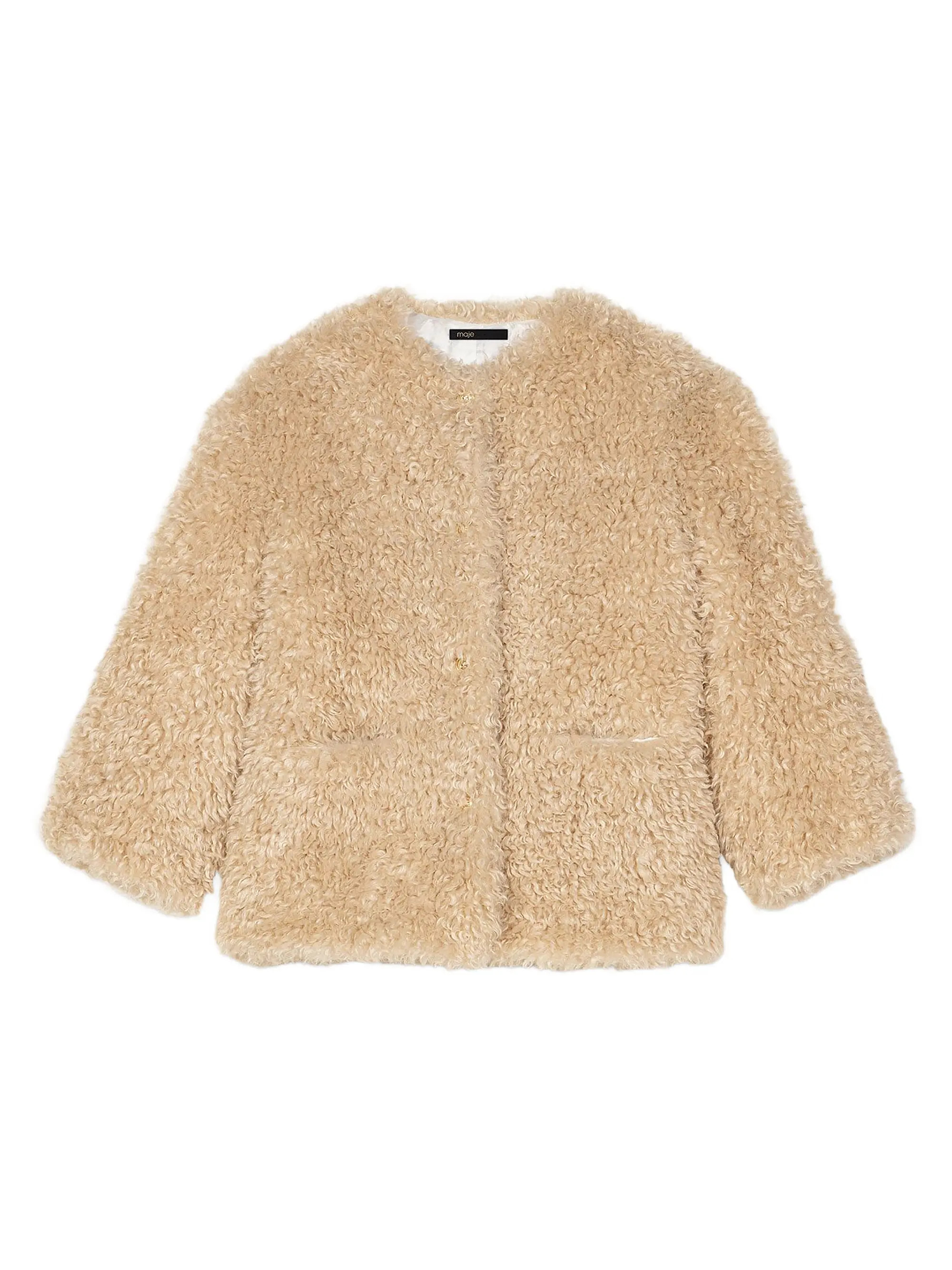 Maje Short Faux Fur Coat | Saks Fifth Avenue | Saks Fifth Avenue