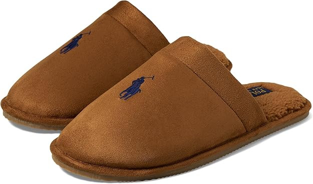 POLO RALPH LAUREN Men's Klarence Scuff Slipper | Amazon (US)