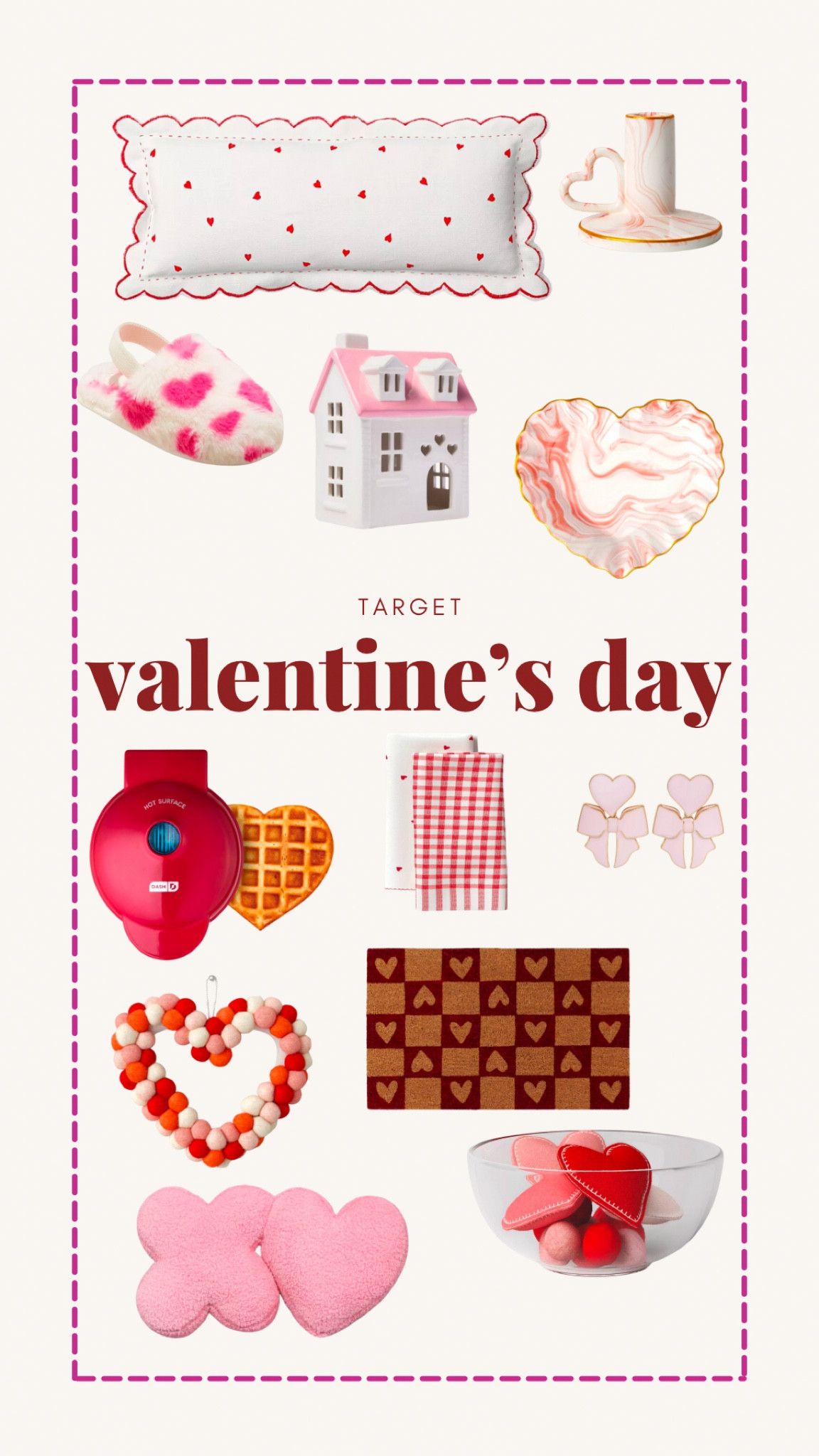 loving the new Valentine’s Day arrivals from target. especially the heart slippers

#LTKfindsunder50 #LTKhome #LTKSeasonal