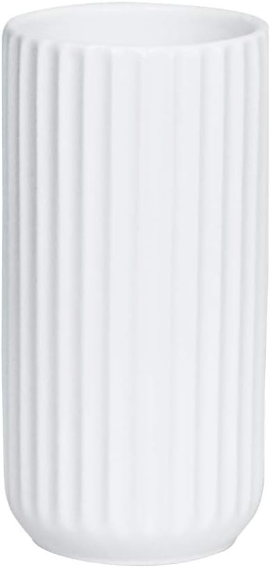 7 inch White Ceramic Flower Vase Home Decor Vase and Table Centerpieces Vase - Ideal Gifts for Fr... | Amazon (US)