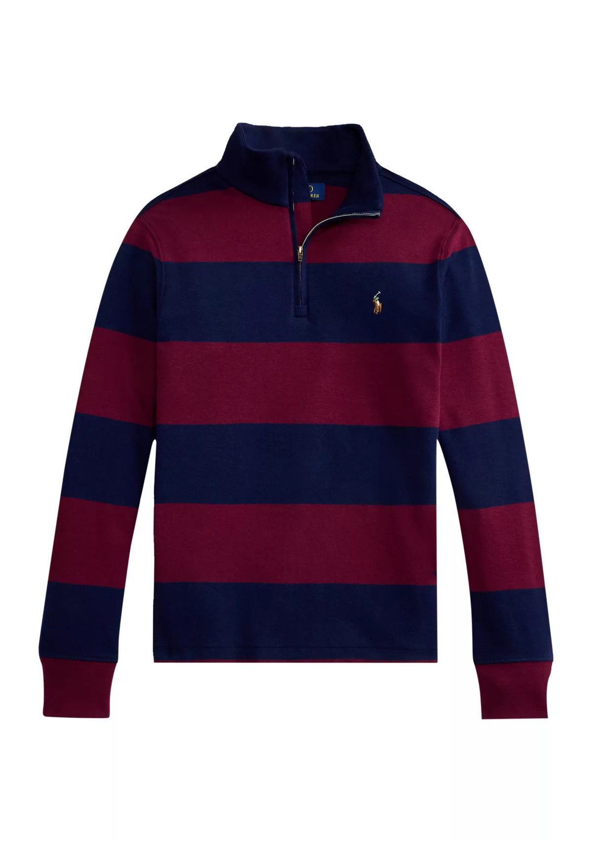 Boys 8-20 Striped Cotton Interlock Pullover | Belk