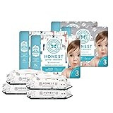 The Honest Company Super Duper Club Box with TrueAbsorb Baby Diapers & Honest Baby Wipes | Size 3 |  | Amazon (US)