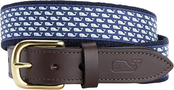 vineyard vines Boys Vineyard Whale Canvas Club Belt | Amazon (US)
