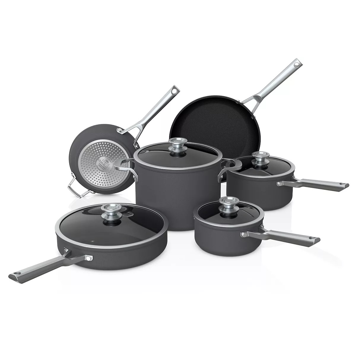 Ninja Foodi NeverStick Premium Anti-Scratch Nest System 10-pc. Cookware Set | Kohl's