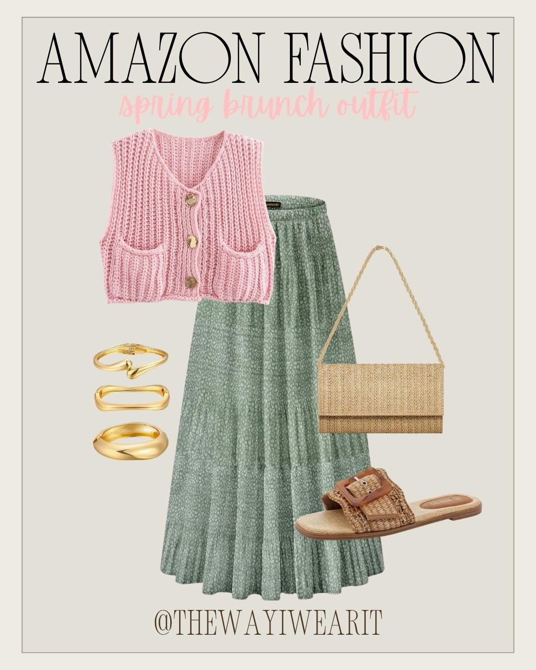 Got the cutest spring brunch outfit! Loving this pink vest and mint skirt combo. #AmazonFashion #springstyle

#LTKU #LTKootd #LTKmomlife