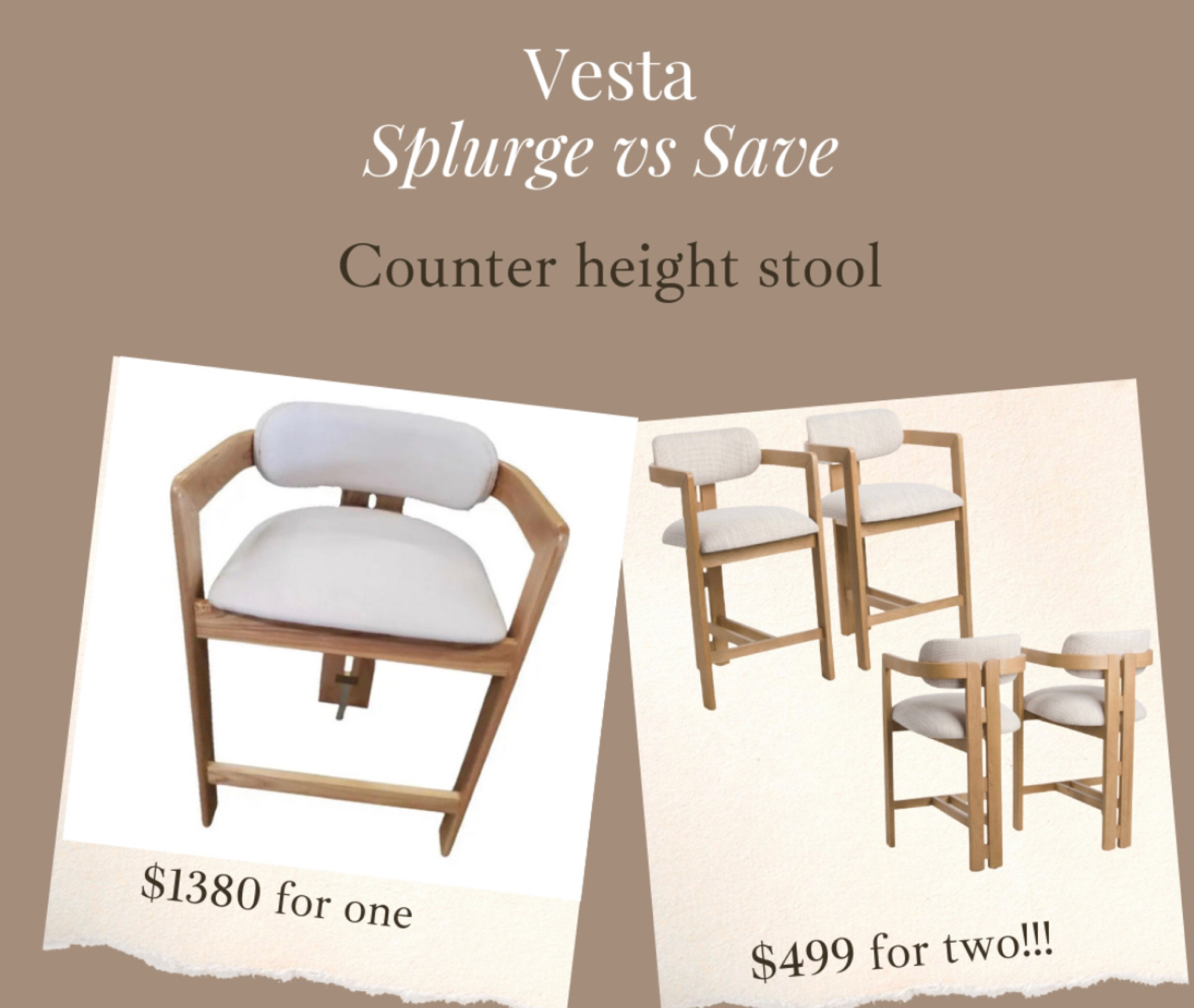 The most stunning and group favorite counter height stools are back in stock!! Anything similar in this shape is $1000+ a stool and these are $499 for two 🤯🤯🙌🏻🙌🏻🚨

#LTKFind #LTKsalealert #LTKhome