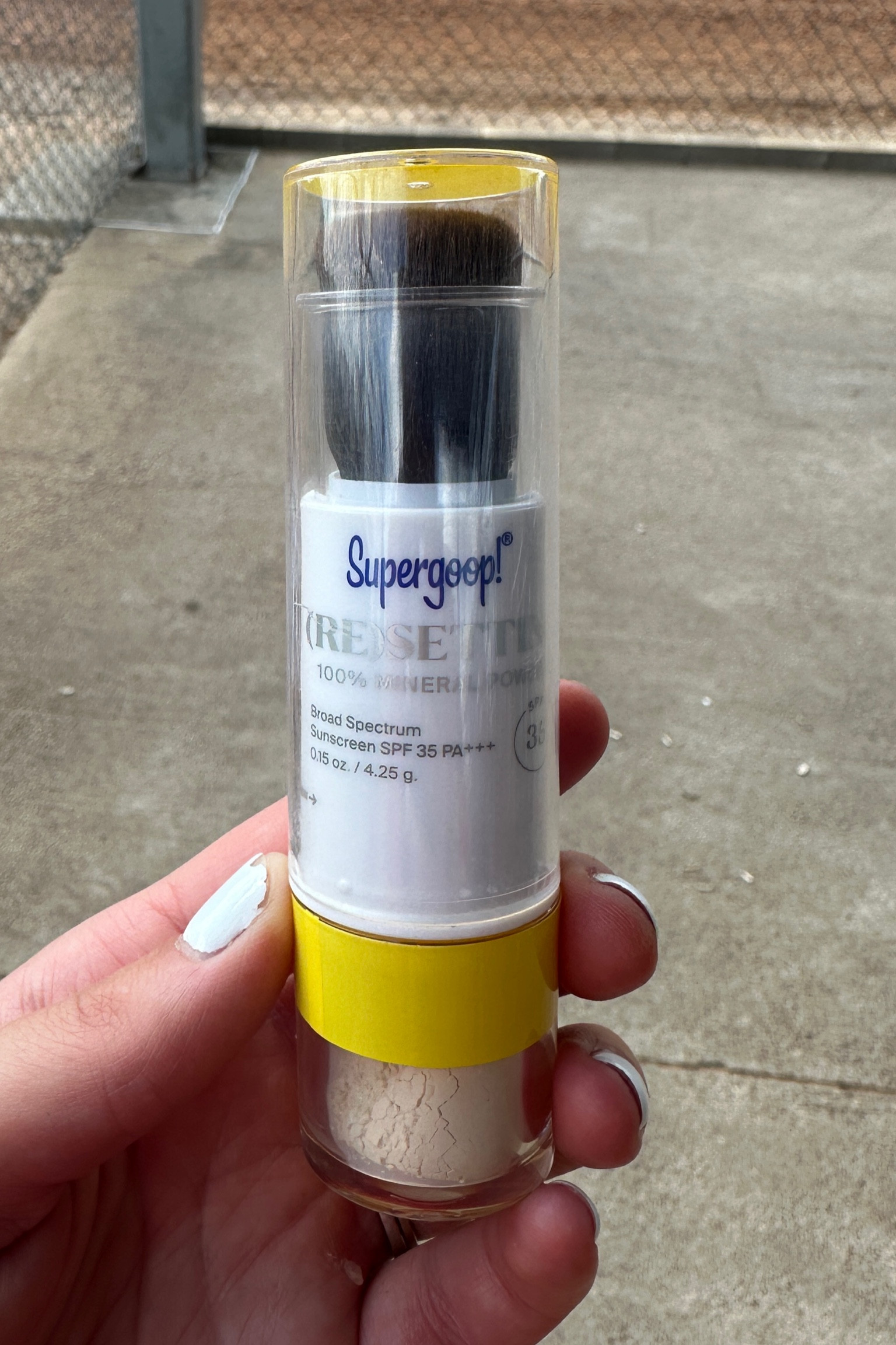 How I reset my Sunblock without messing up my makeup! 👏 I keep this in my purse, so I always have it on the go. I love being able to quickly add this powder spf to my face for better protection. I’ve never been good at re-applying my sunblock throughout the day and this makes it so easy! There is also a spray form available as well. 

#LTKSPF #LTKSummer #LTKMakeup #LTKSupergoop 

#LTKFindsUnder50 #LTKBeauty #LTKActive