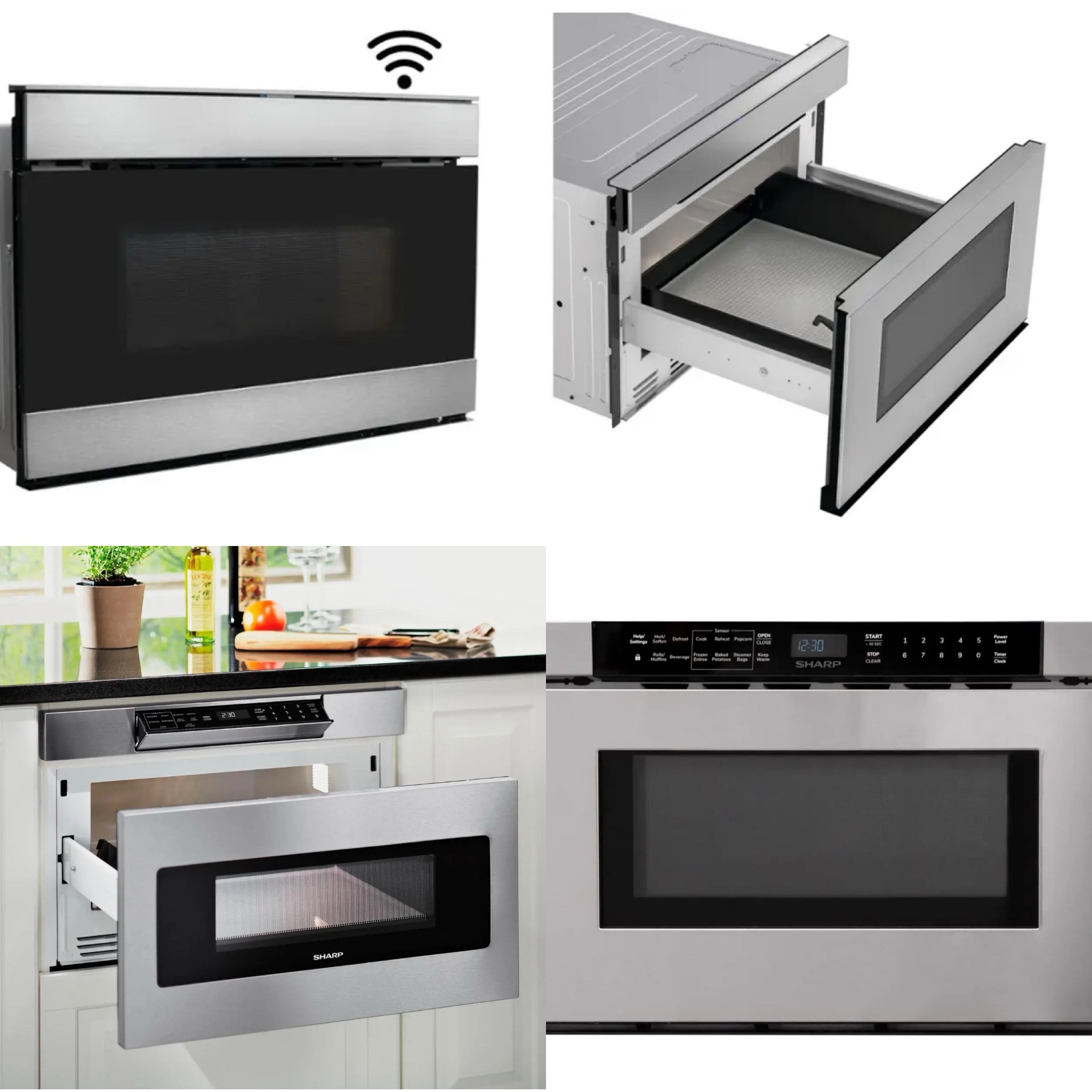 For your holiday and everyday kitchen —- microwave drawer oven. A microwave drawer oven offers several benefits, making it a convenient and stylish addition to a modern kitchen:
	1.	Space-Saving Design:
It’s built into lower cabinets or kitchen islands, freeing up valuable countertop space and creating a cleaner look.
	2.	Ergonomic Convenience:
Since it’s installed at waist or countertop level, it’s easier to access than over-the-range microwaves, reducing the need for reaching overhead or bending.
	3.	Improved Safety:
Its lower position reduces the risk of spills or burns when removing hot dishes. The drawer design also makes it safer for kids to use under supervision.
	4.	Sleek Aesthetic:
Microwave drawers blend seamlessly with cabinetry, giving your kitchen a streamlined, high-end appearance.
	5.	Enhanced Functionality:
Many models come with advanced features like sensor cooking, multiple power levels, and even convection options, making them versatile.
	6.	Easy Cleanup:
With no rotating turntable, the flat interior is simpler to clean. The drawer design also prevents splatters from reaching walls or ceilings.
	7.	Convenience in Tight Spaces:
Ideal for smaller kitchens or when over-the-range space is dedicated to a vent hood.
	8.	Child Lock Options:
Many models include child safety locks, offering extra peace of mind for families.

Sharp is the original inventor, designer and manufacturer of built-in Microwave Drawer  ovens. 

#LTKHome #LTKHoliday #LTKGiftGuide