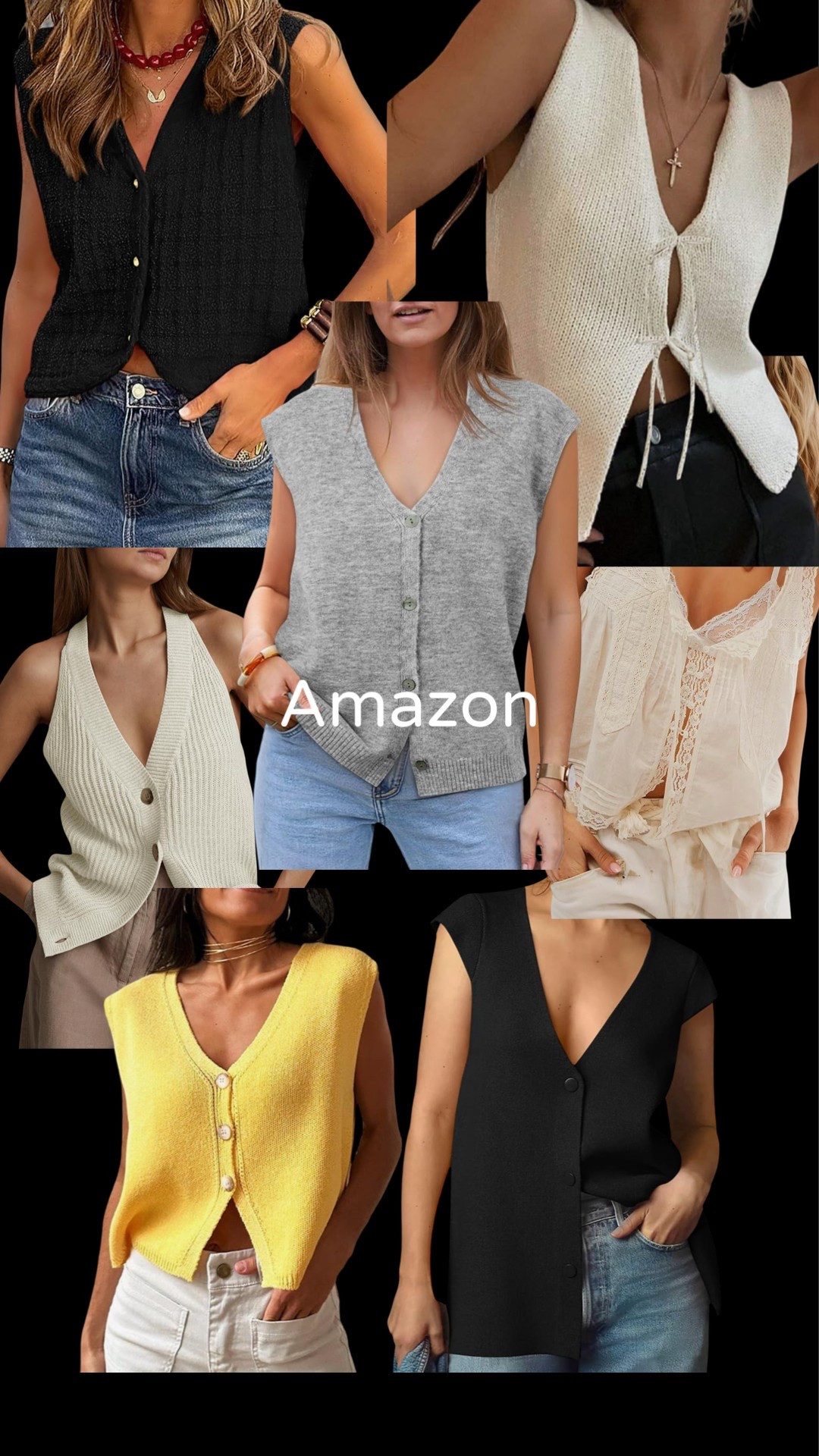 Knitted vests in many styles and fabrics!

#LTKSaleAlert #LTKWorkwear #LTKSeasonal