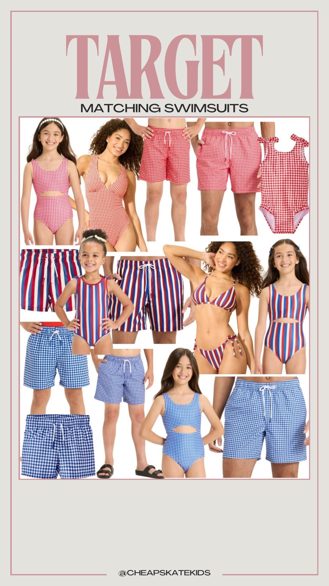 New matching swimsuits at target! 

#LTKFamily #LTKKids #LTKSwim
