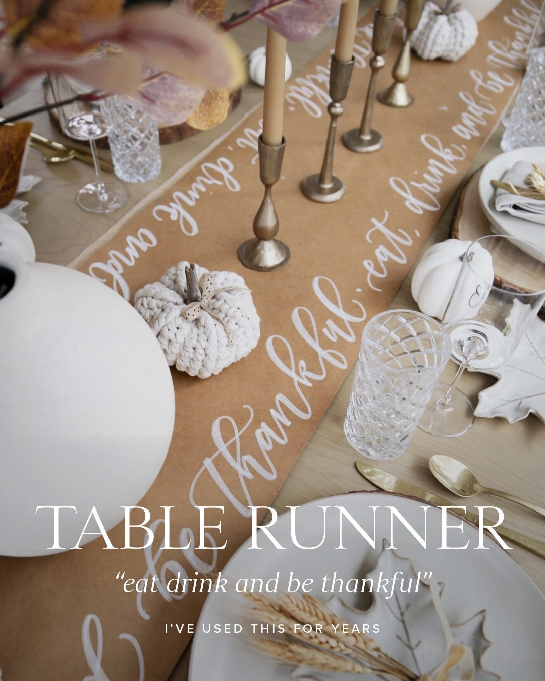 Thanksgiving table runner🦃🤎🍂

Home decor
Entertaining 

#LTKHoliday #LTKHome #LTKSeasonal