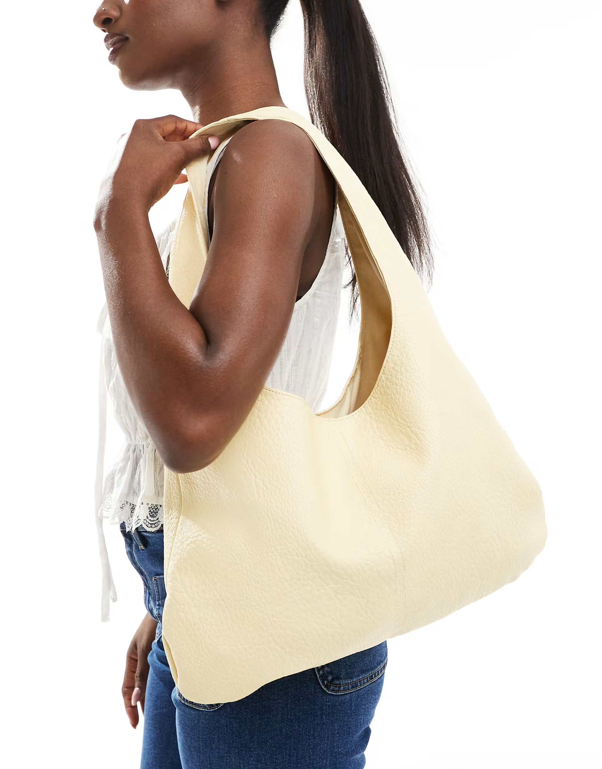 Cotton On ava tote bag in lemon icing | ASOS | ASOS (Global)