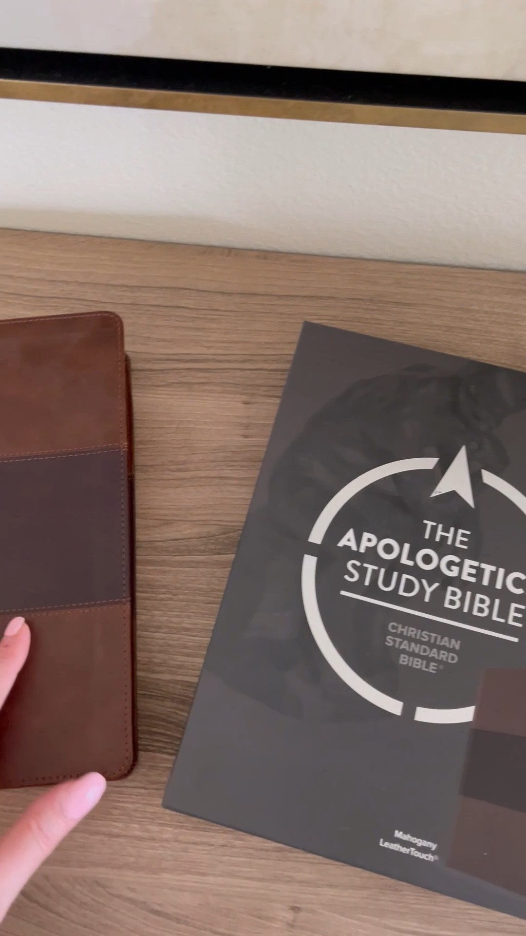 Our teen son’s apologetics study Bible and black rope cross bracelet.

#LTKHome #LTKSaleAlert #LTKFindsUnder50