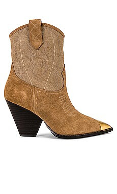 Lola Cruz Gambels II Heeled Bootie in Camel from Revolve.com | Revolve Clothing (Global)