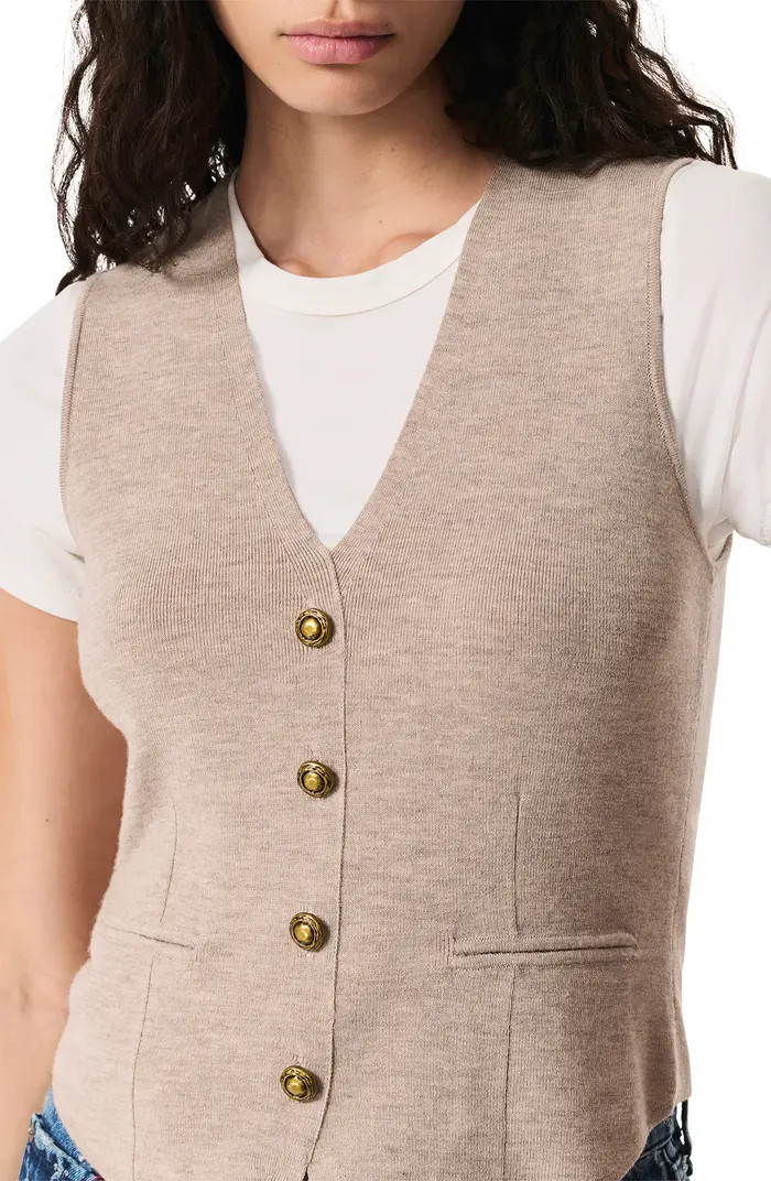 Ella Merino Wool Blend Sweater Vest | Nordstrom