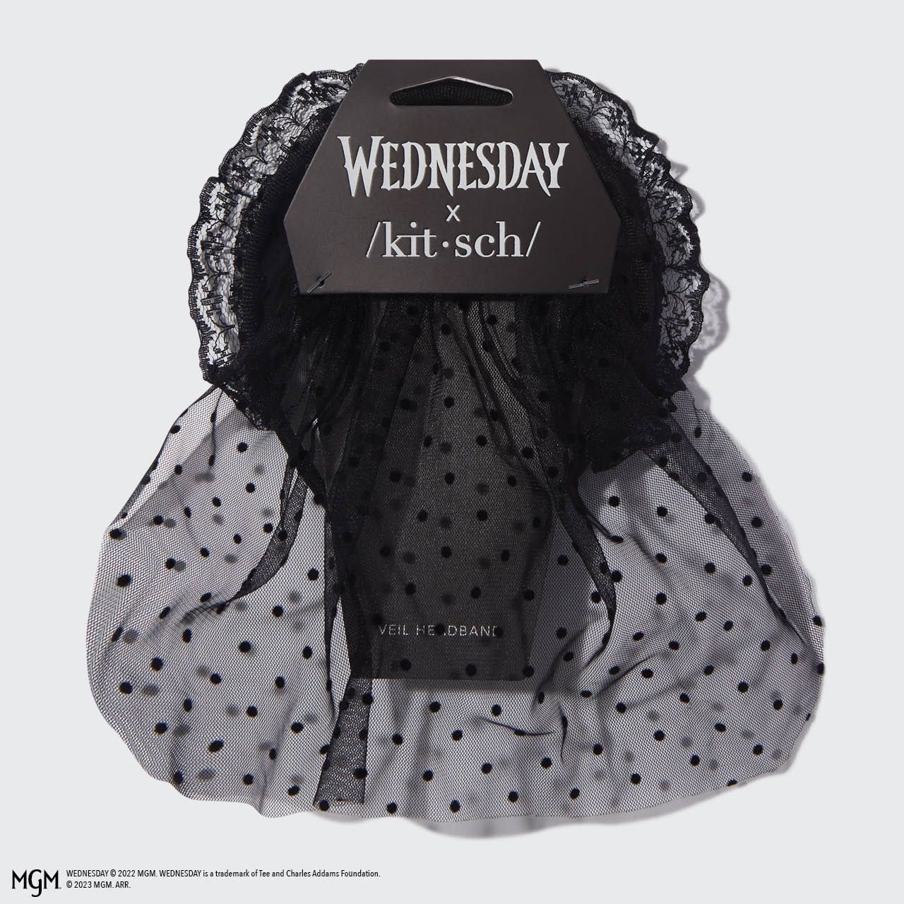 Wednesday x Kitsch Goth Veil Headband | Kitsch