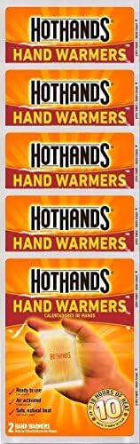 HotHands Hand Warmers, 10 count (5 pack with 2 warmers per pack) | Amazon (US)