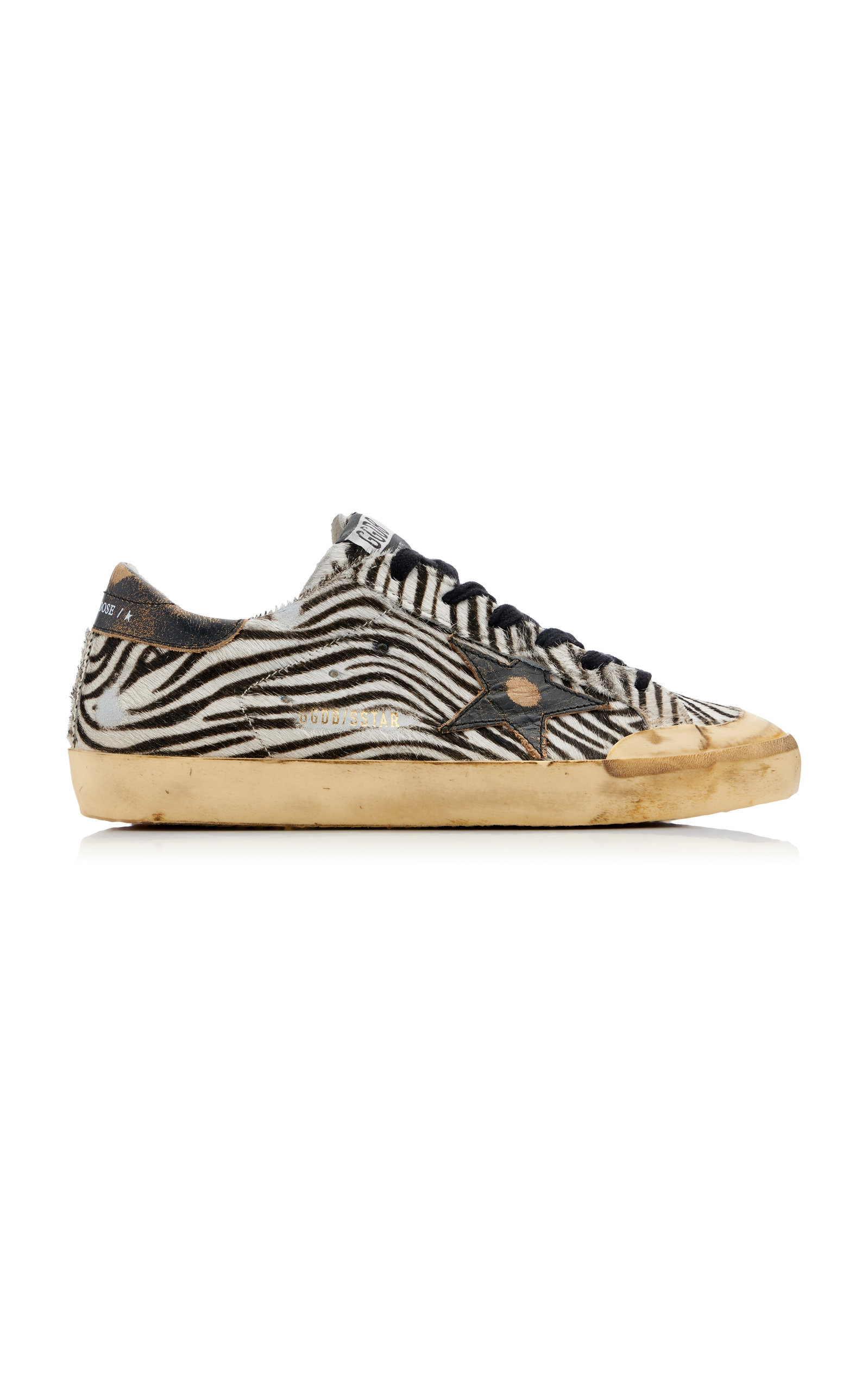 Golden Goose - Women's Super Star Penstar Calf Hair Sneakers - Animal - IT 40 - Moda Operandi | Moda Operandi (Global)
