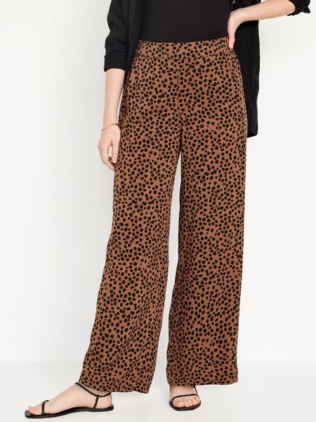 High-Waisted Playa Wide-Leg Pants for Women | Old Navy (US)