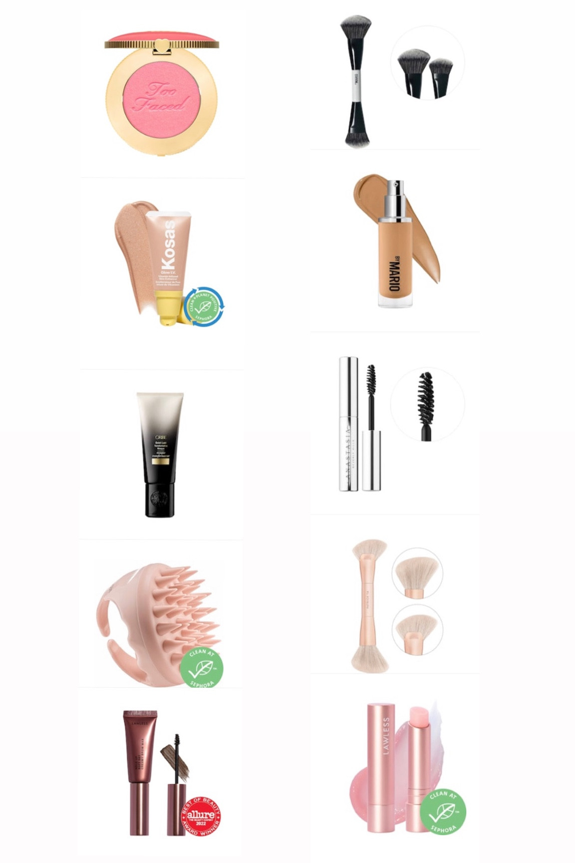 LATEST SEPHORA ORDER:

Makeup By Mario surreal skin: shade 140
Lawless lip plump: pink marshmallow 
Blurring blush: golden hour 
Skin illuminating enhancer: illuminate 
Eyebrow wax: light/medium 
Eyebrow pencil: 3.5


#LTKbeauty