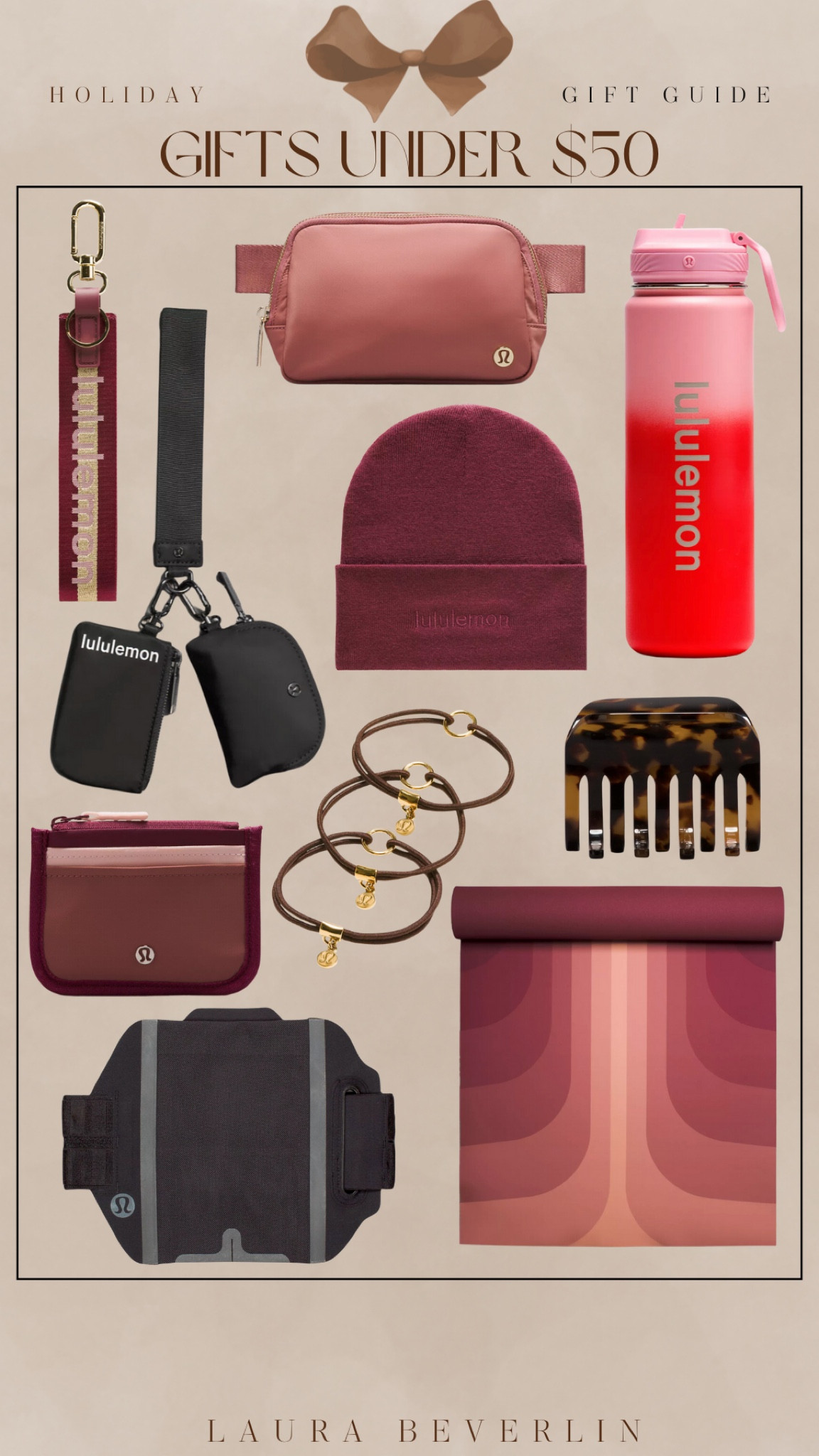 Lululemon Gift Guide under $50

@lululemon #LTKGiftGuide #lululemoncreator  #ad
#LauraBeverlin #Lululemon #GiftGuide #Under$50 

#LTKGiftGuide #LTKHoliday #LTKFindsUnder50