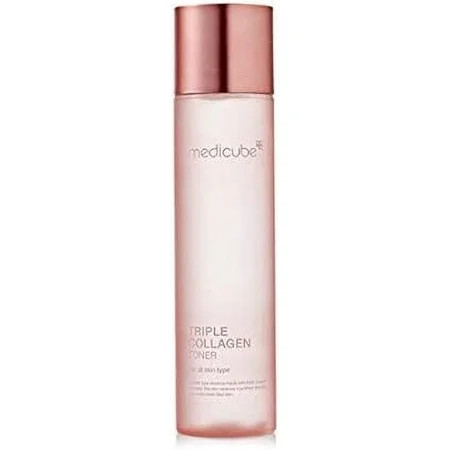 Medicube Triple Collagen Toner - Hydrolyzed Atelo & Soluble Collagen for Deep Hydration & Plump Skin - Fast-Absorbing Formula for All-Day Suppleness Korean Skincare (4.73 fl.oz.) | Walmart (US)