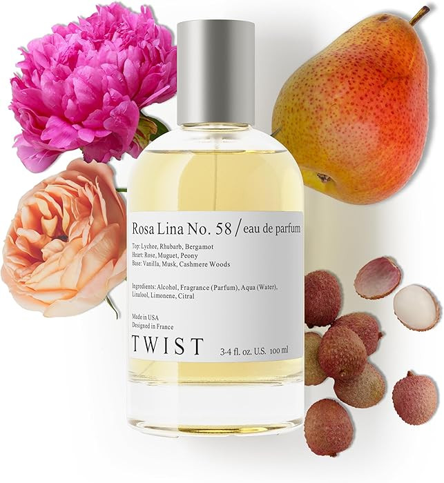 Twist - Rosa Lina No. 58 - Eau De Parfum Inspired by Perfume De Marly Delina, Long-Lasting Perfum... | Amazon (US)