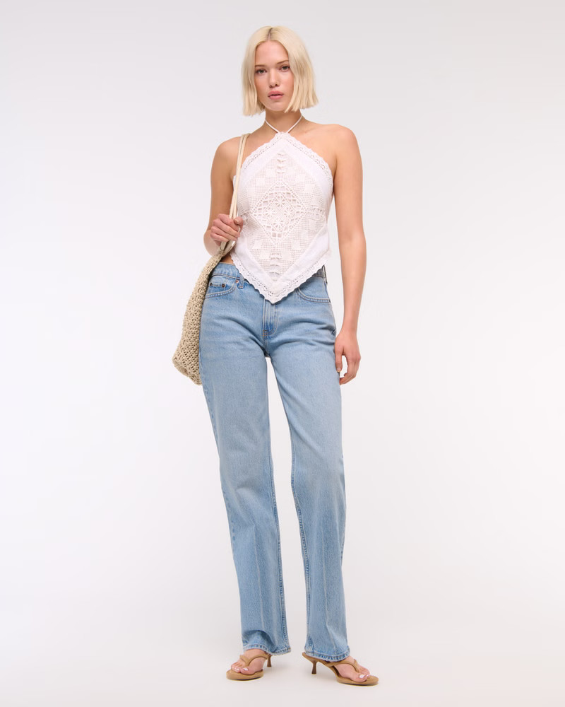 Women's Low Rise Baggy Jean | Women's Bottoms | Abercrombie.com | Abercrombie & Fitch (US)