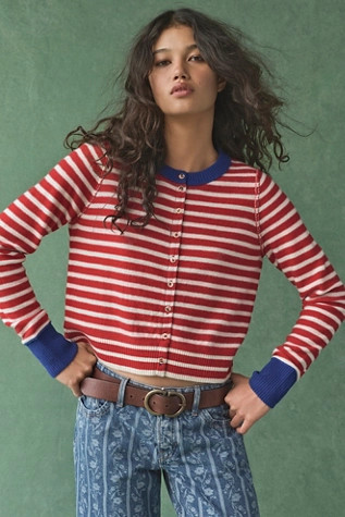 Nocturnal Stripe Cardi | Free People (Global - UK&FR Excluded)