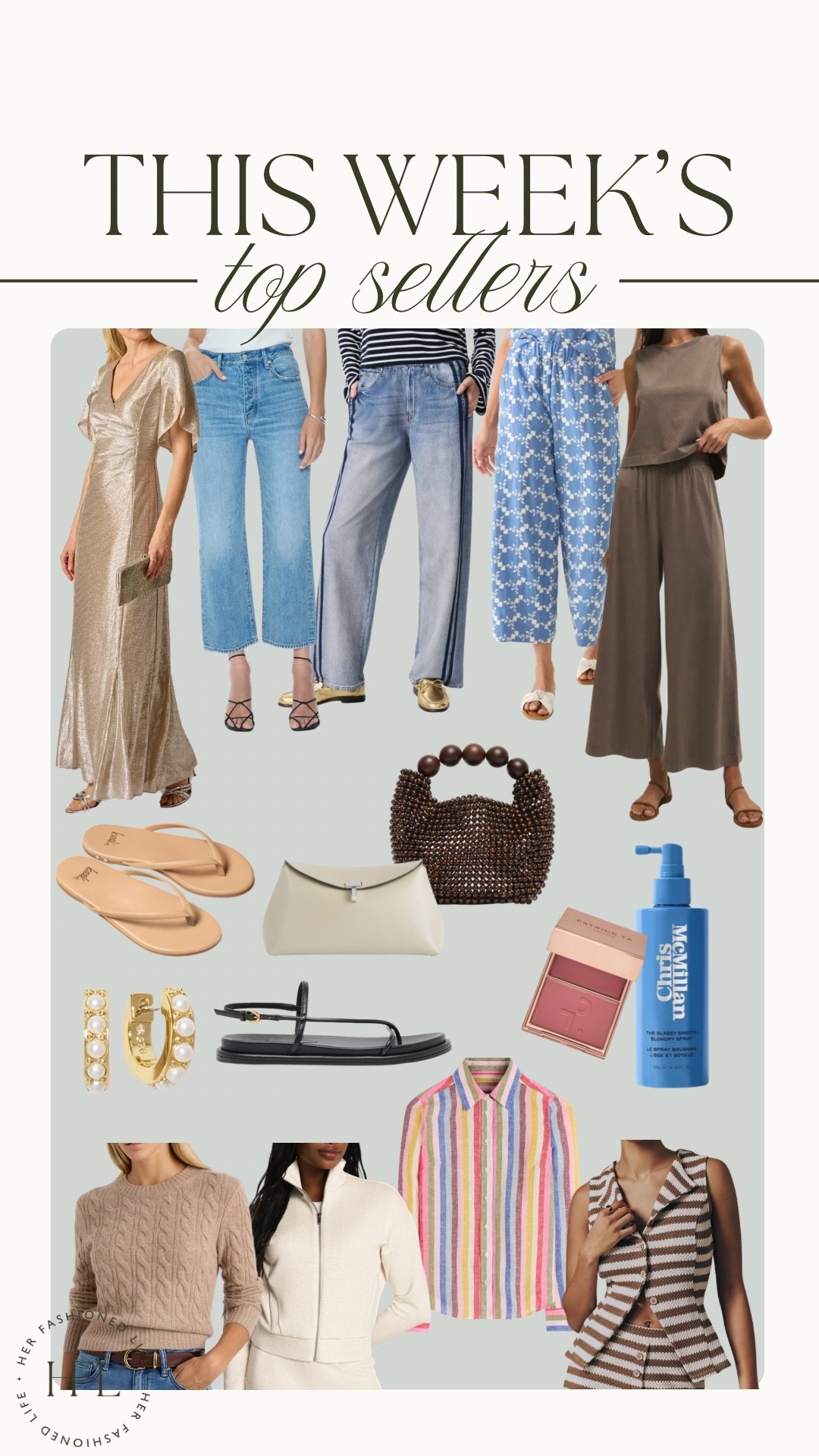 This weeks top sellers!! 
Codes:

Pistola: TAMMY15
Spanx: FASHIONEDLIFEXSPANX

Pistola is having a 20% off sale starting tomorrow (4/17) 

#TopSellers #Pistola #DolceVita #Spanx #Sephora #Beek #Sandals #Boden #EventDress #ZSupply #AnaLuisa #Jewelry 

#LTKSaleAlert #LTKOver40