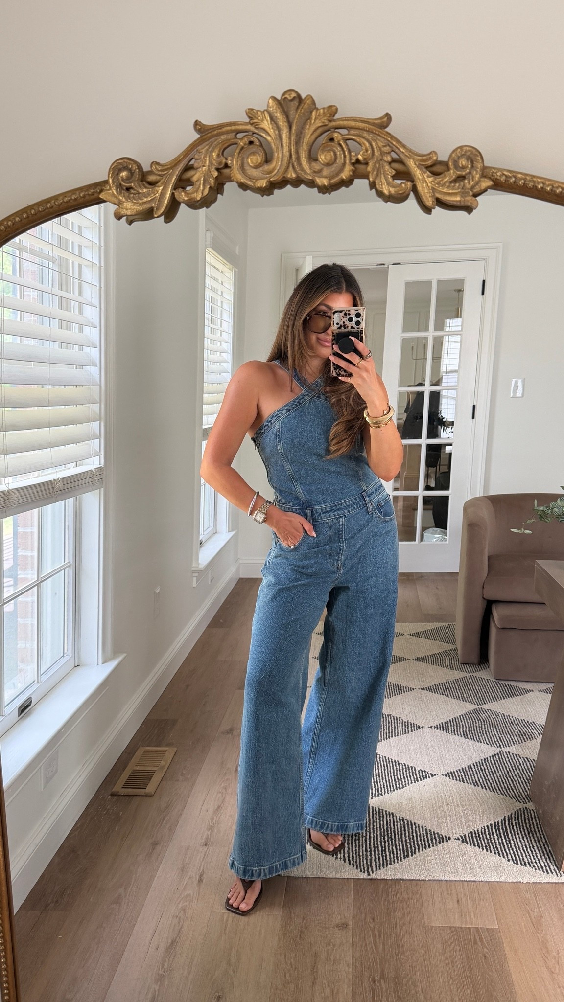 Abercrombie denim jumpsuit. Wearing medium. Todays ootd

#LTKSaleAlert #LTKSeasonal #LTKootd