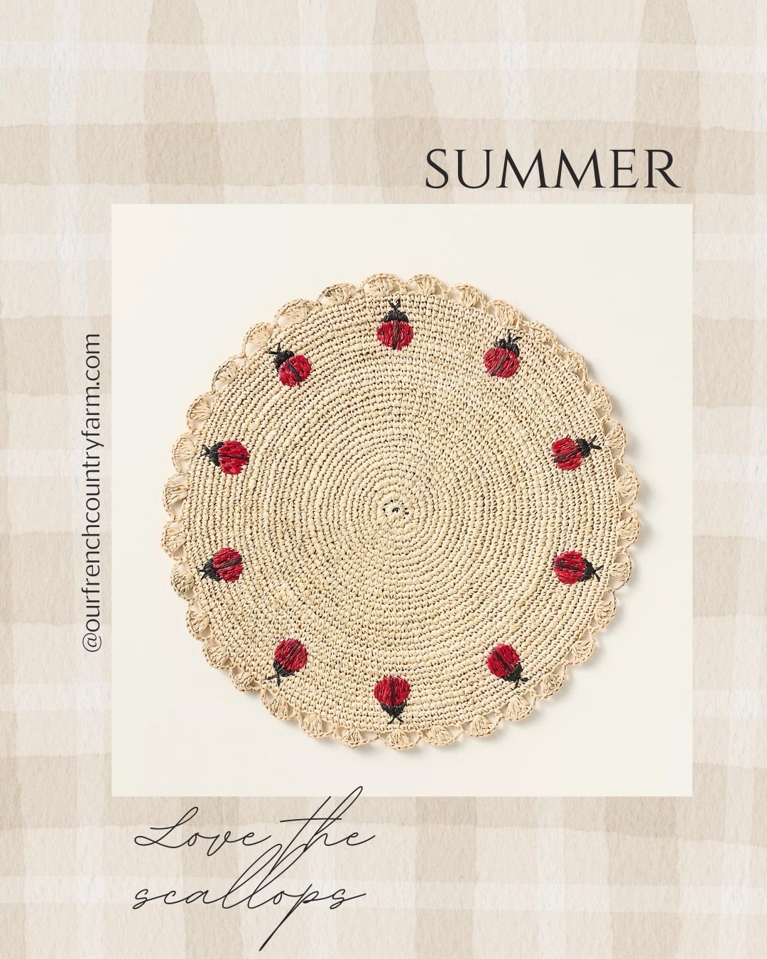 They have the cutest placemats!  So many to choose from to make the best tablescapes!

#LTKHome #LTKSpringSale #LTKSaleAlert