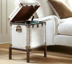 Ludlow Rectangular Trunk End Table (18.5") | Pottery Barn (US)