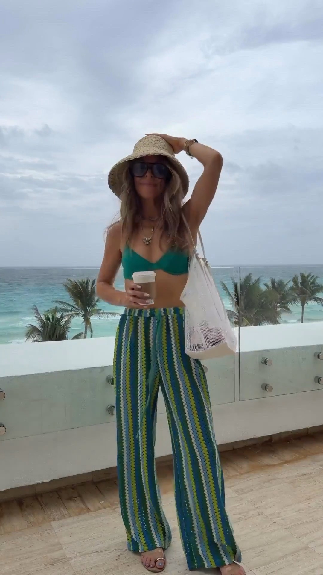 The best beach pants!  Size small. Come In so many colors! Size small top and bottom on the best bikini. Beach bag and beach hat are super affordable too!

#LTKSaleAlert #LTKSwim #LTKTravel