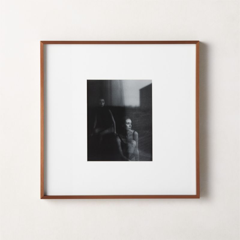 Gallery Brass Picture Frame with White Mat 8"x10" + Reviews | CB2 | CB2