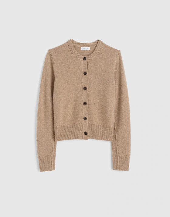 Cashmere Button-Front Cardigan Sweater | Madewell | Madewell