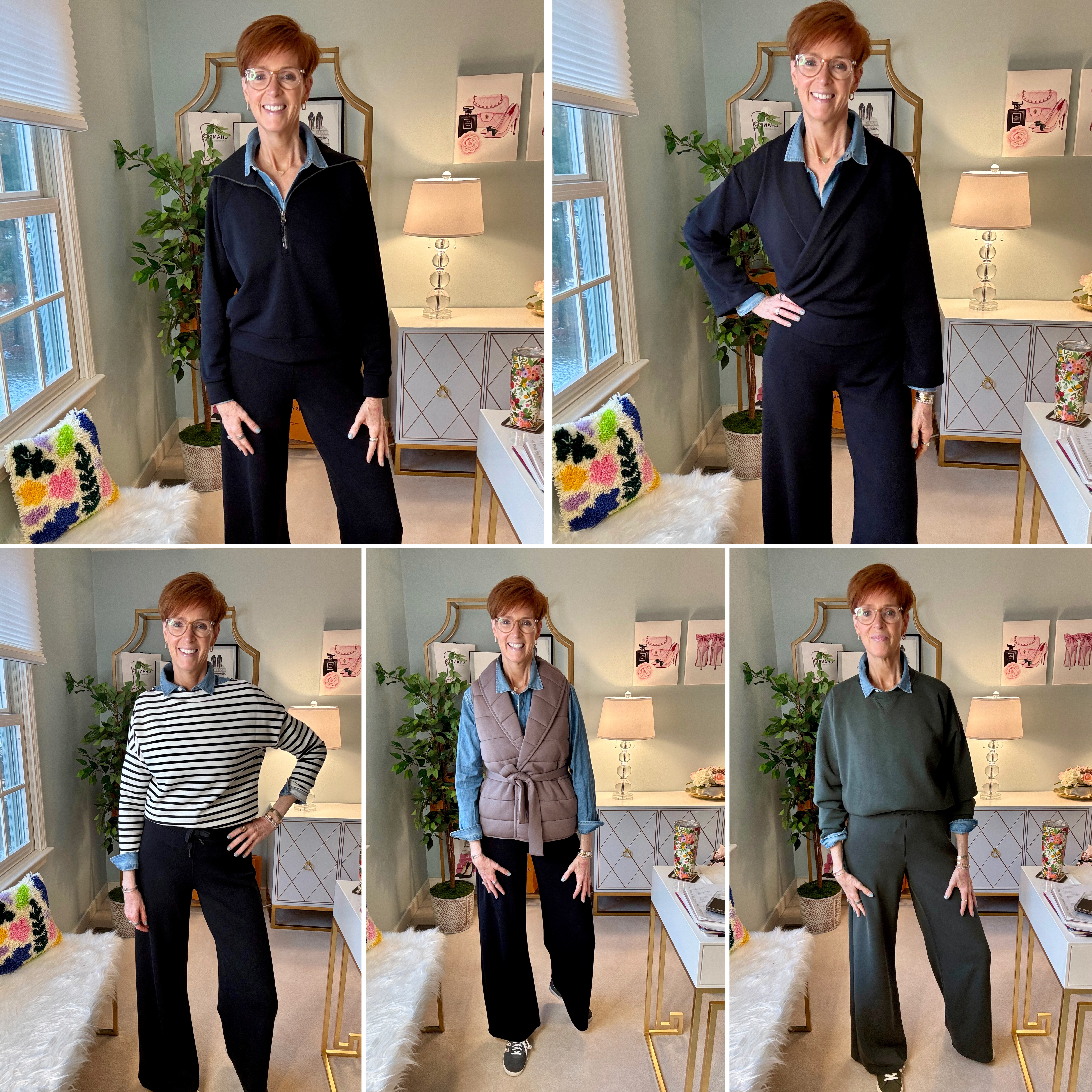 Hi! For reference, I am 55 years old, I am 6’1”. I have a 35” inseam. I wear a small or medium in most tops, an 8 or a 10 in most bottoms, an 8 in most dresses, and a size 9 shoe. 

Make sure to subscribe to my newsletter found in my Instagram bio so you don’t miss out on my must-have favorites! And download the LTK app, follow my LTK shop, and favorite this post or your favorite items to get notified when they go on sale!

Over 50 fashion, tall fashion, workwear, everyday outfits, timeless outfits, Classic Outfits


winter outfit, travel outfit, ballet flats, wedding guest, vacation outfit, travel essentials, organization, sweater dress, jeans, boots, loungewear, date night, watch now, spanx style, spanx must haves, spanx wear, everyday spanx finds, causal ootd, travel ootd 

#LTKSeasonal #LTKSaleAlert #LTKActive