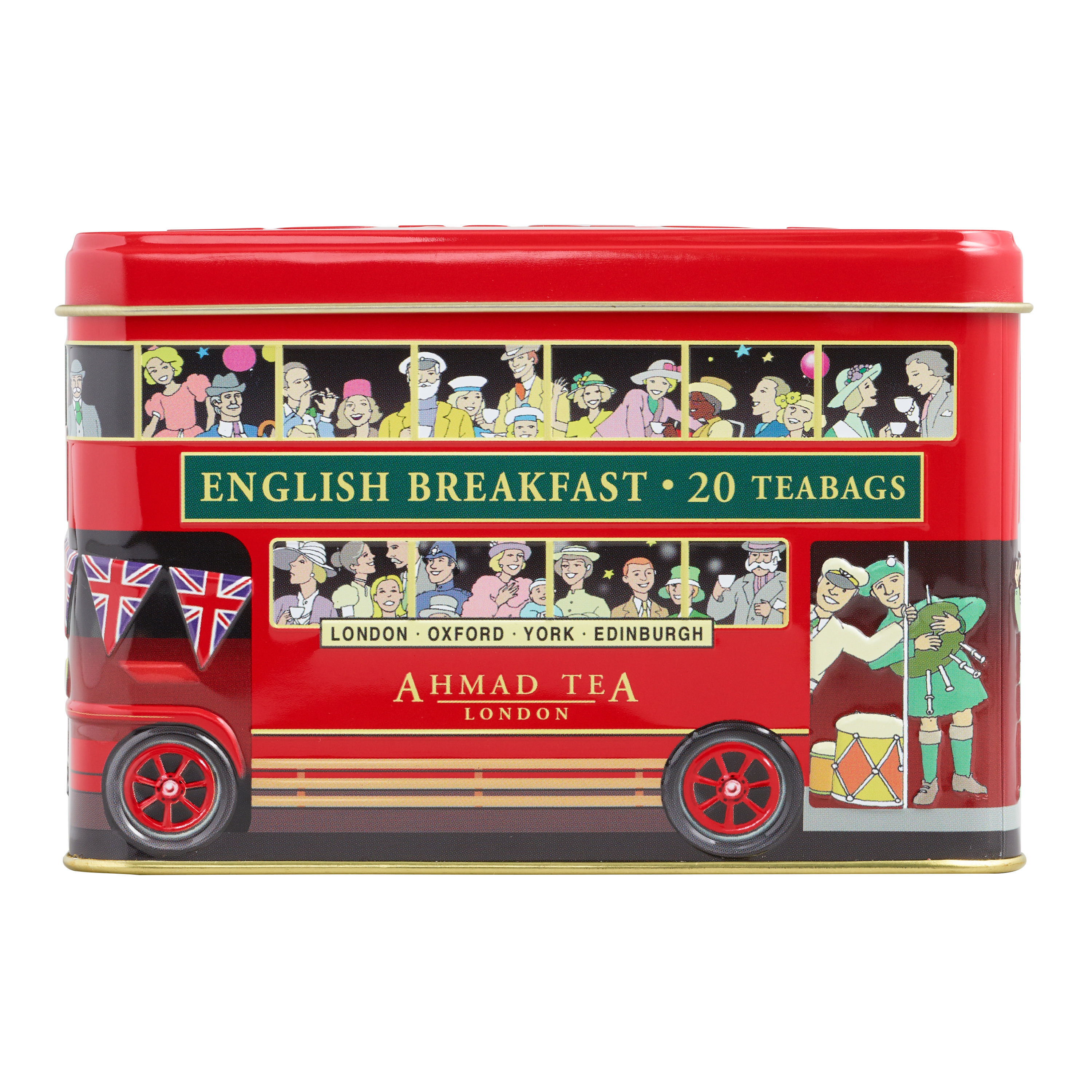 Ahmad London Bus English Breakfast Tea Tin 20 Count | World Market