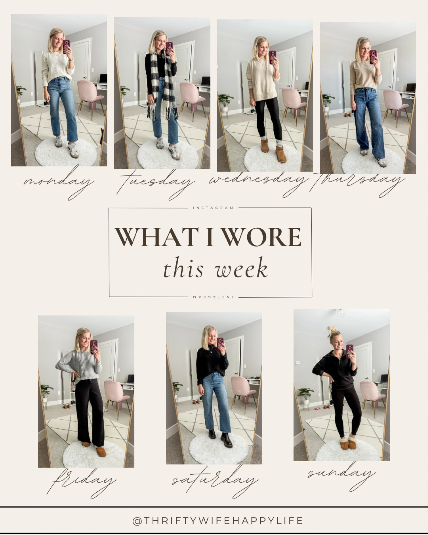 What I Wore the week of 1/6-1/12

#LTKSeasonal #LTKOver40 #LTKStyleTip