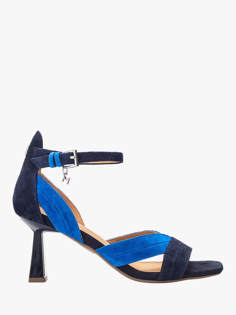 Moda in Pelle Livelia Suede Two-Tone Heeled Sandals | John Lewis (UK)