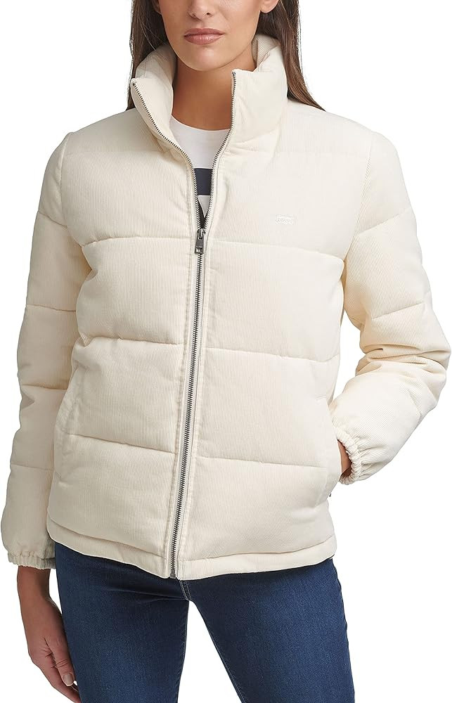 Levi's Women's Zoe Corduroy Puffer Jacket (Standard & Plus Sizes) | Amazon (US)