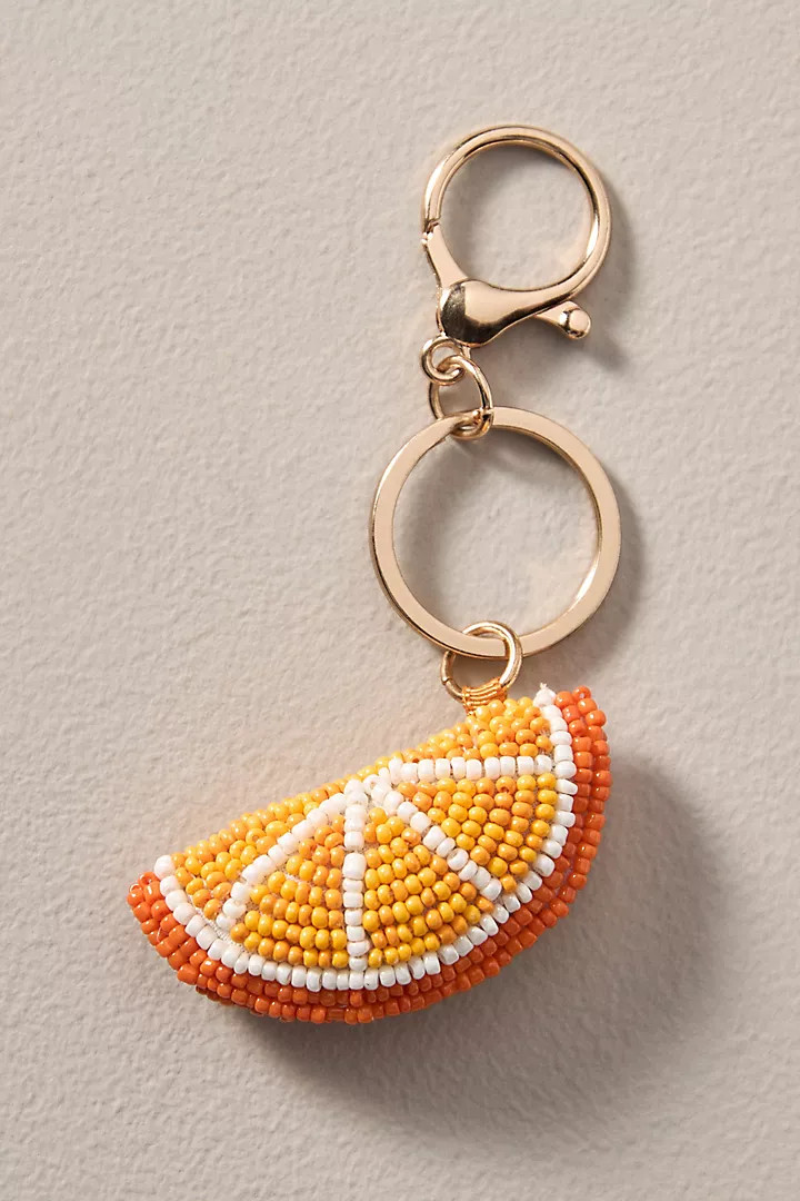 Beaded Fruit Icon Bag Charm | Anthropologie (US)