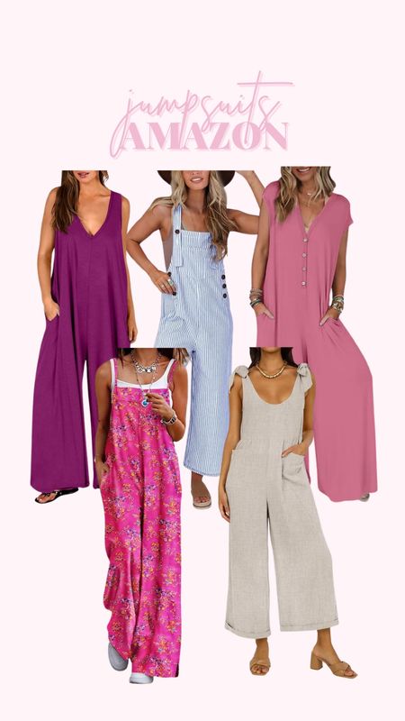 Amazon jumpsuits / jumpsuits for summer / amazon fashion / casual jumpsuits / summer outfit ideas / comfy jumpsuits 

#LTKSeasonal #LTKFindsUnder50 #LTKStyleTip
