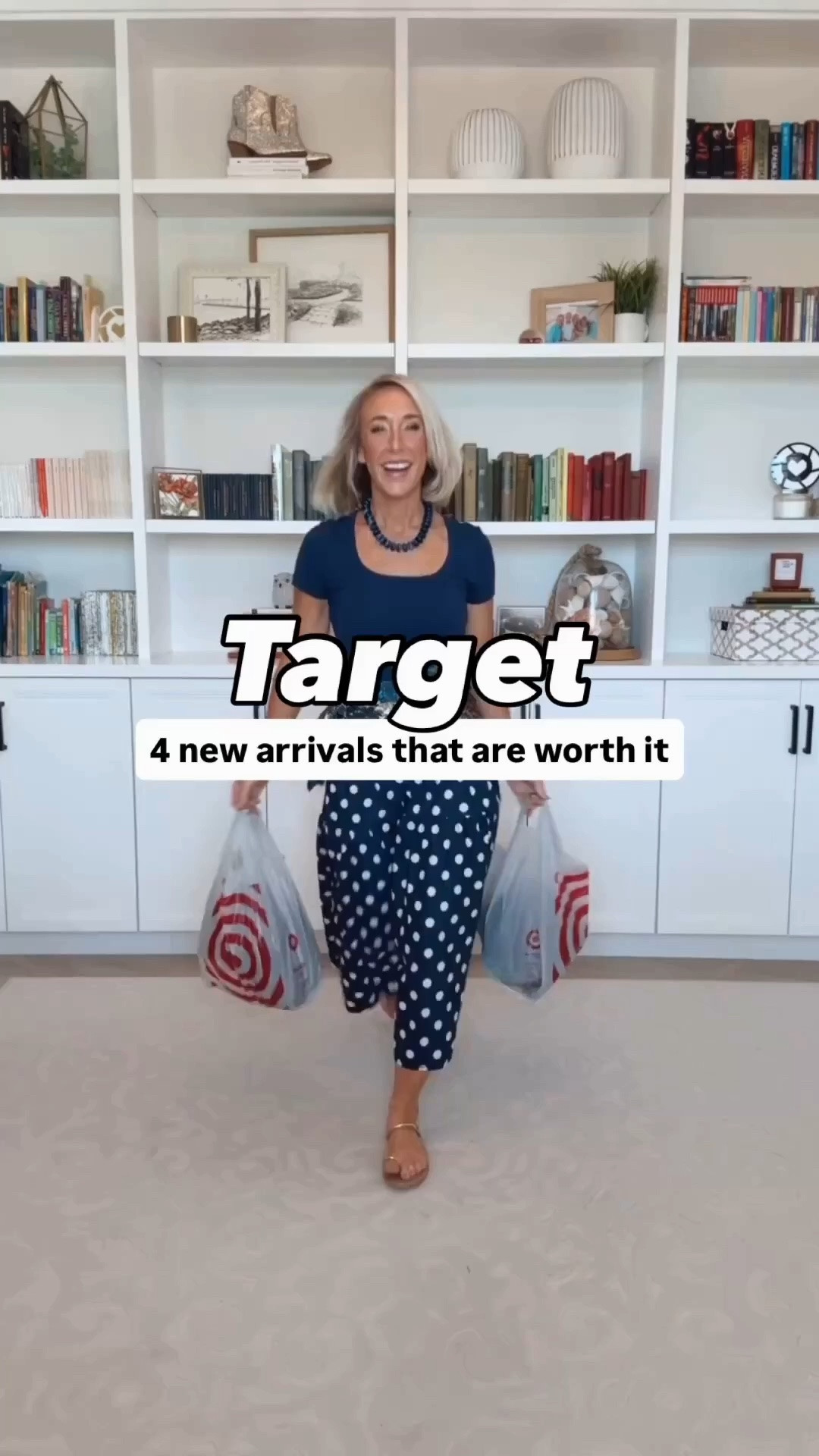 Target - 4 new arrivals that are worth it * Polka Dot Midi Skirt - size XS. $32. 3 colors. * Scoop Neck T-Shirt - size small. 30 colors. 1. Brown Corset Smock Midi Dress - size XS. $40. 2 colors. * Polka Dot Scarf - $15 2. Brown Floral Button-Up Mini Dress - size XS. $38. 2 colors. 3. Medium Wash High-Rise 70's Flare Jeans - size 2 regular. $40. 2 colors. * Tan Tank - size XS. 4. Burgundy Balloon Short Sleeve Lace V-Neck Blouse - size XS. $28. 3 colors.

#LTKOver40 #LTKSeasonal #LTKPetite